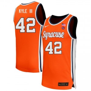 Men William Kyle III Orange Syracuse #42 Limited Jersey 535554-239