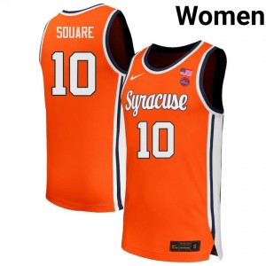 Women Ibrahim Souare Orange Cuse #10 Game Jersey 123169-581