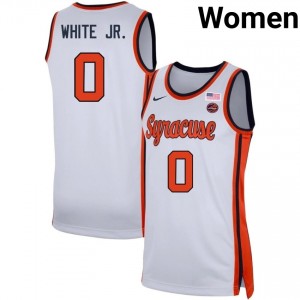 Women Sadiq White Jr. White Syracuse #0 Alumni Jersey 474305-566