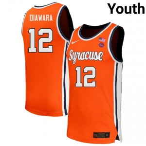 Youth Tiefing Diawara Orange Syracuse #12 Player Jerseys 332489-140